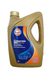 Моторное масло Gulf Ultrasynth GMX 5W-30, 4л
